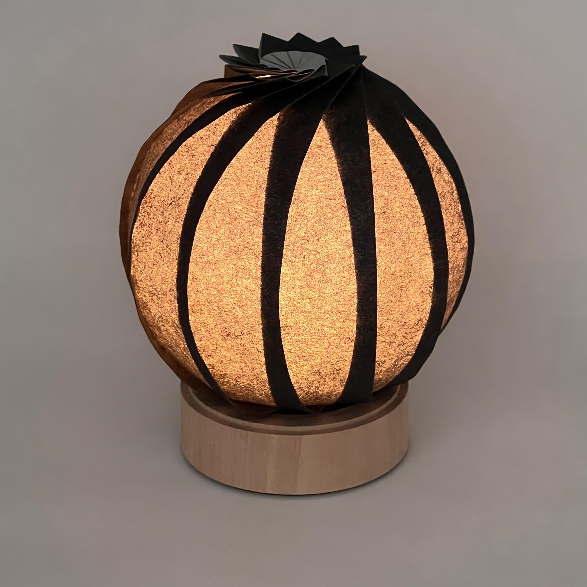 折灯り -満月- (墨) | 6枚目