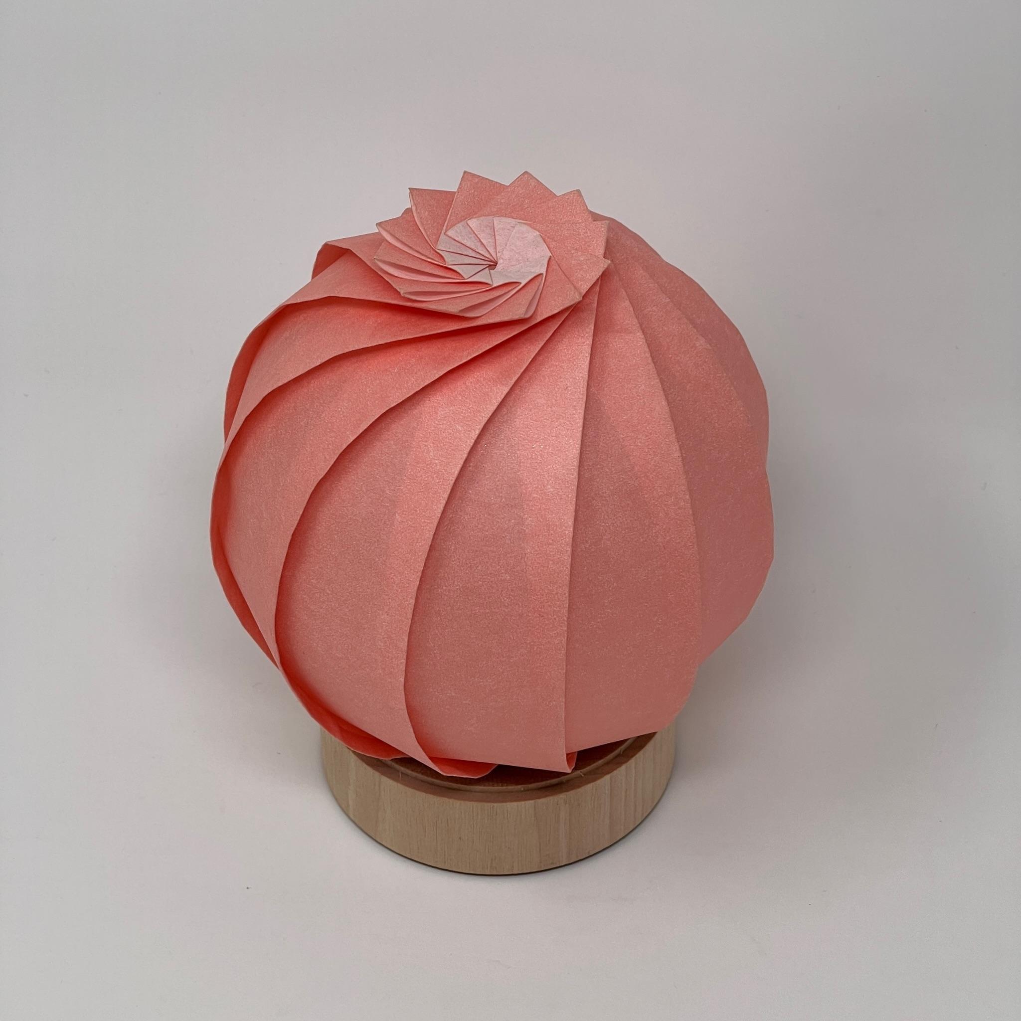 折灯り -満月- (桃) | 4枚目