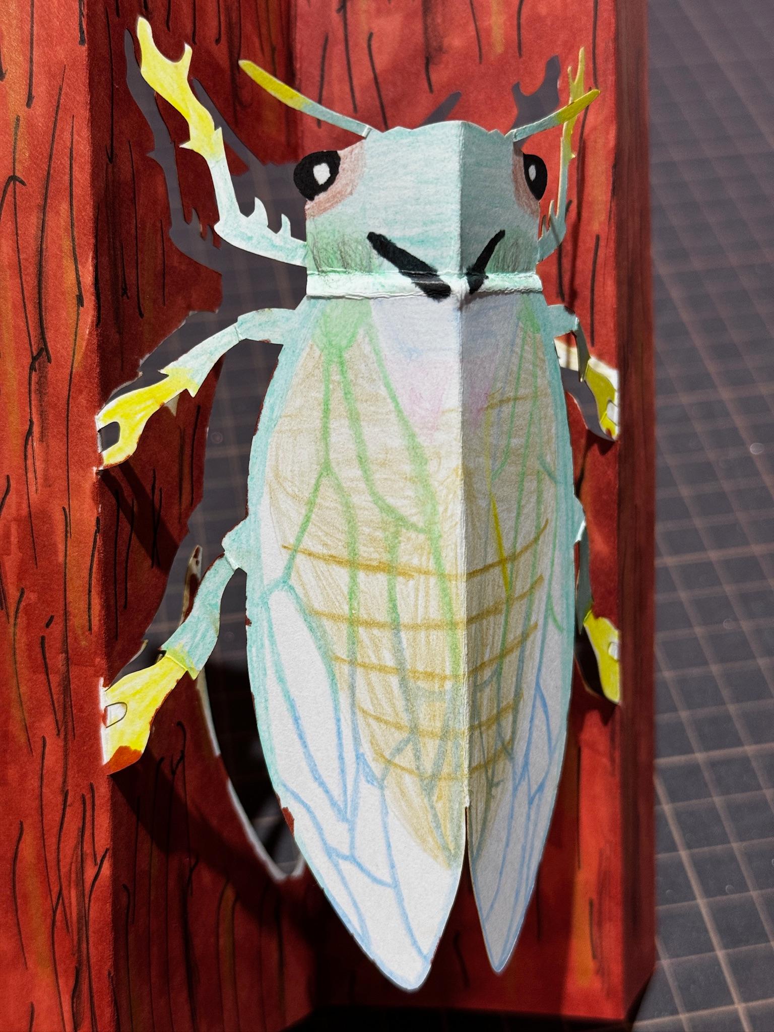 立体ぬりえ (昆虫6種) | 8枚目